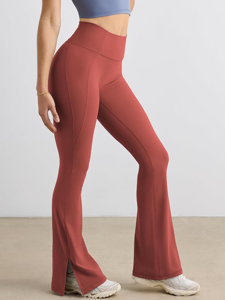 Amazon.com: Mokoru Women's Flare Yoga Pants High Waisted Tummy
