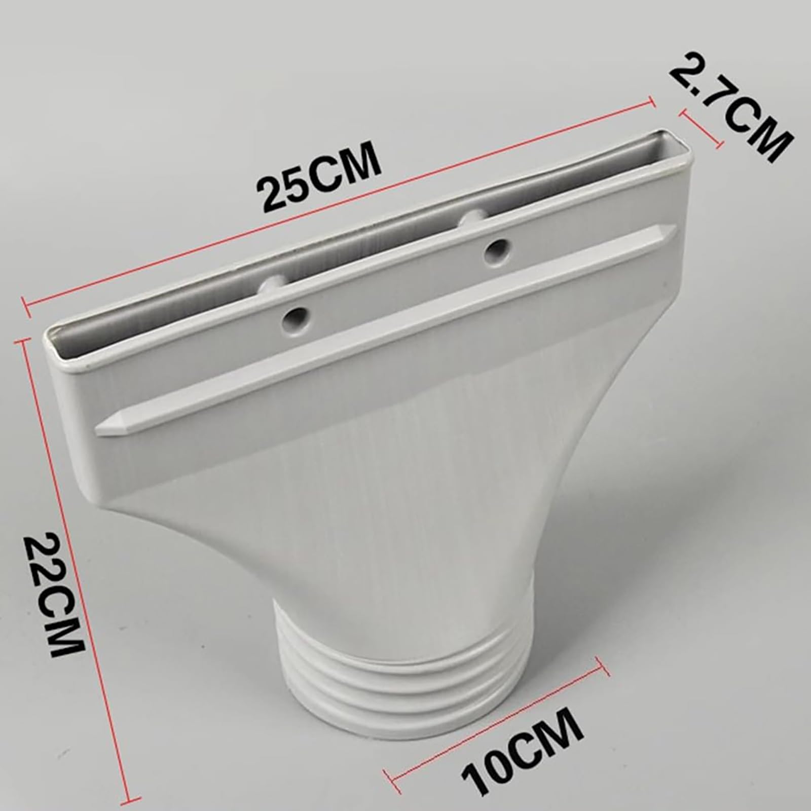 Adaptateur Plat Pour Tuyau De Climatiseur Mobile - 130/150 Mm, Fixation Fenêtre, 4 Languettes, Plastique Résistant, Installation Facile - 12