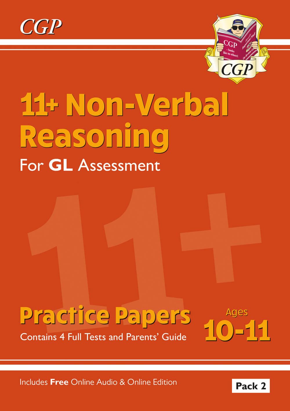 11+ GL Non-Verbal Reasoning Practice Papers: Ages 10-11 Pack 2 (inc Parents' Guide & Online Ed): for the 2026 tests (CGP GL 11+ Ages 10-11)