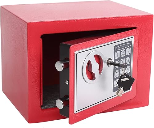 Miniatura 9 de Yuanshikj Caja de seguridad digital electrónica de lujo con teclado, para hogar, oficina, hotel, negocios, joyas, pistola, almacenamiento de