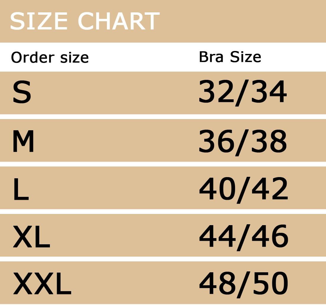 Amoena womens Frances Front-closure Leisure Bra, Black, Large C D 40 42 US
