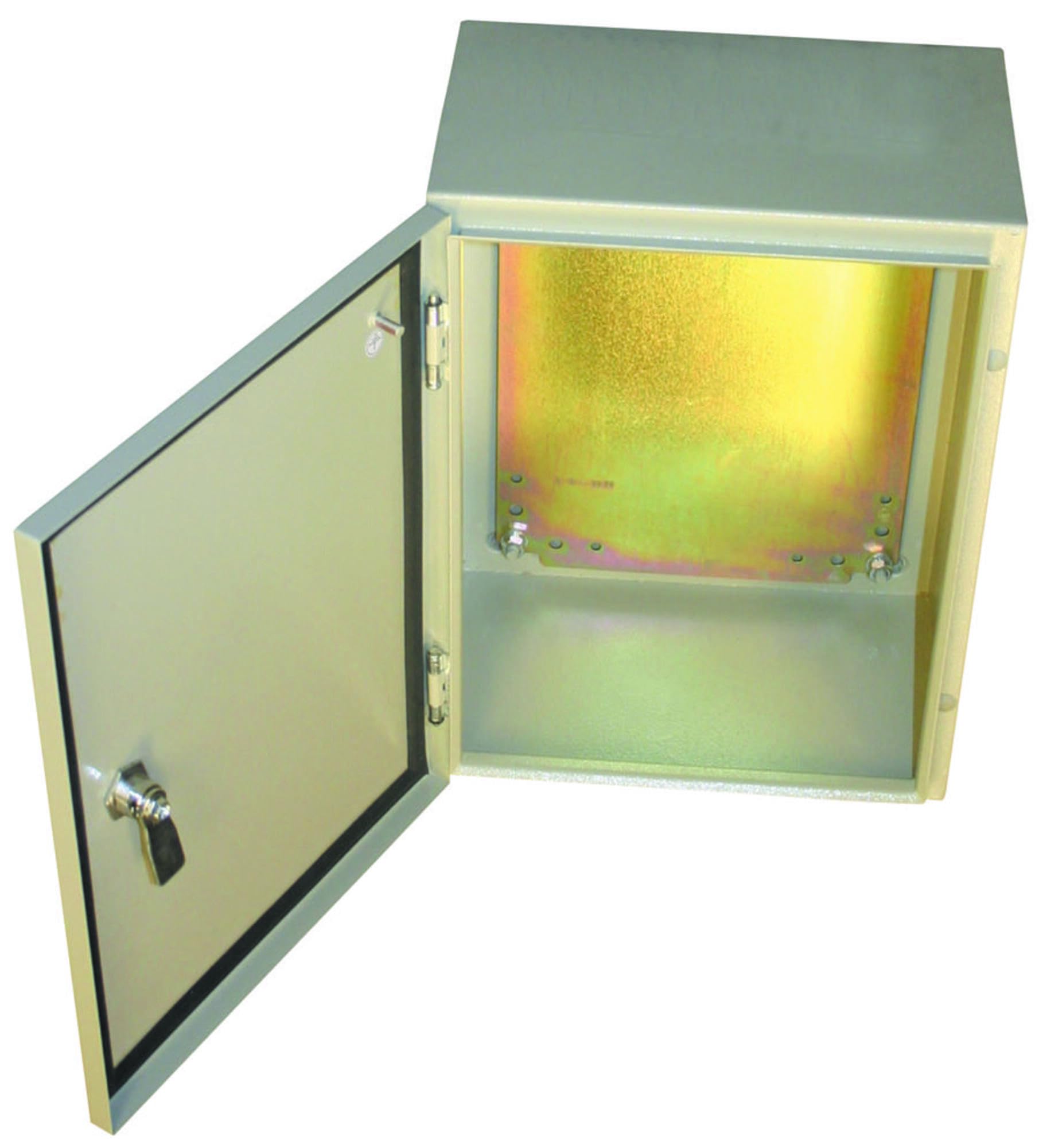 SNB-3736 Series SNB Steel NEMA 4 Sheet Metal Box 15.75" L x 11.81" W x 7.87" H, Gray