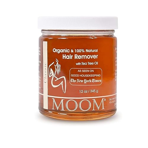 Miniatura 1 de Moom Organic depilación con árbol de té tarro de repuesto 12 onzas paquete de 1