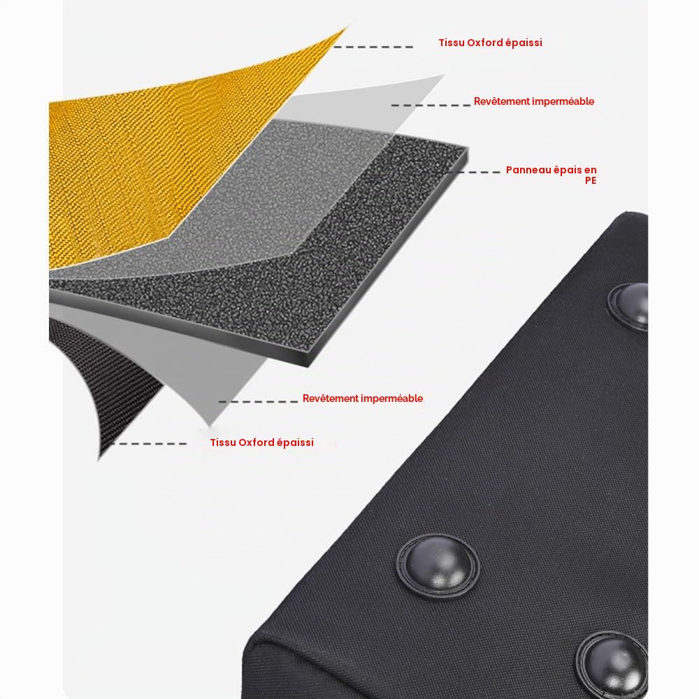 Sac À Outils Robuste De 18 Pouces, Sac De Rangement Pour Outils, Organisateur Pour Outils Avec Bandoulière, Grande Capacité, Résistant À L'usure, Pour Les Électriciens, Diy, Le Stockage D'outils, Etc