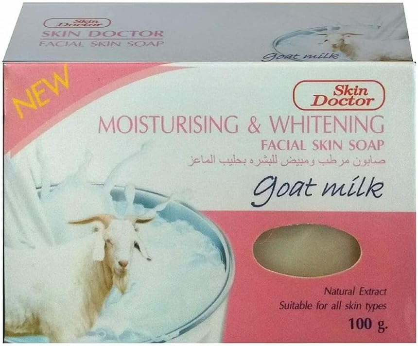 Goat milk facial skin soap 100g- Pack of 1 - Thailand Product