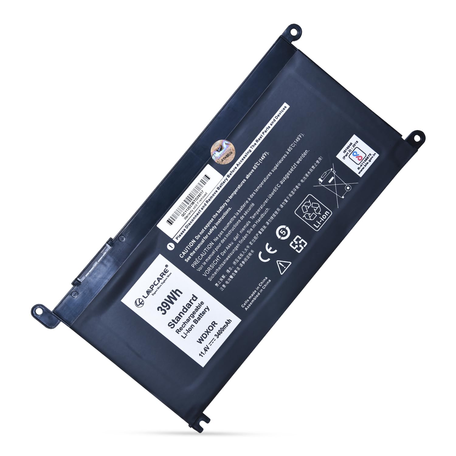 Lapcare WDX0R Laptop Battery Replacement for Dell Inspiron 7573 2-in-1 3583 3793 5567 5570 5575 5770 5775 7378 7460 7560 7570 7580 Series Notebook T2JX4 0FW8KR FW8KR 0NHRT 451-BCDN WDXOR 11.4V 39Wh (B0D1GK3MGW) Amazon Price History, Amazon Price Tracker