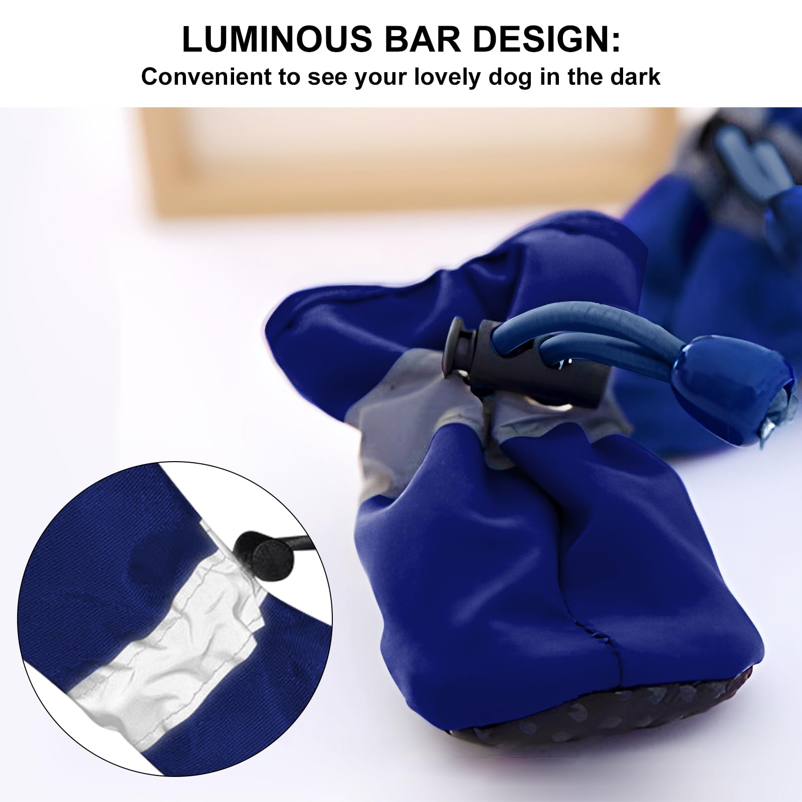 2x Hundeschuhe Pfotenschutz Bei Verletzungen - Mit Verband Wasserdicht & Atmungsaktiv