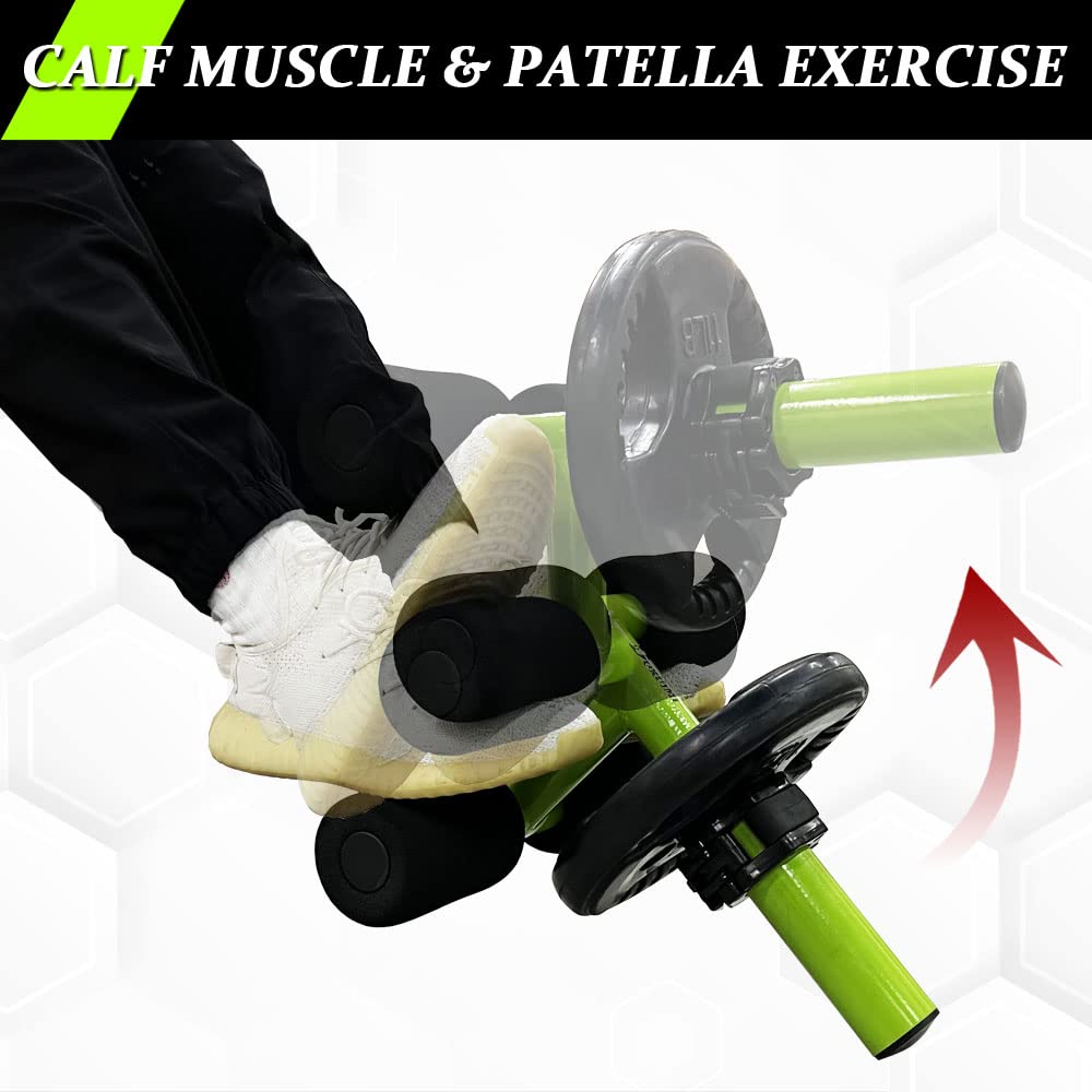 Tib Bar Tibialis Trainer Anterior Exercise Equipment Tibia Dorsi Calf Machine for Strength Training Calves Shins and Ripping Lower Leg Muscle Fits 2" Olympic Plates Home Gym Knees Over Toes Training