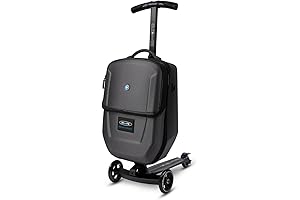 Ride Suitcase for Adults: Perfect for Commuting and Adventure with Kickboard