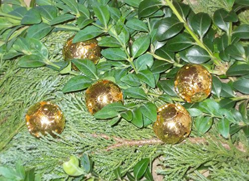 Deko-Kugeln aus Metall gold 2,8 cm 12er-Set thumbnail