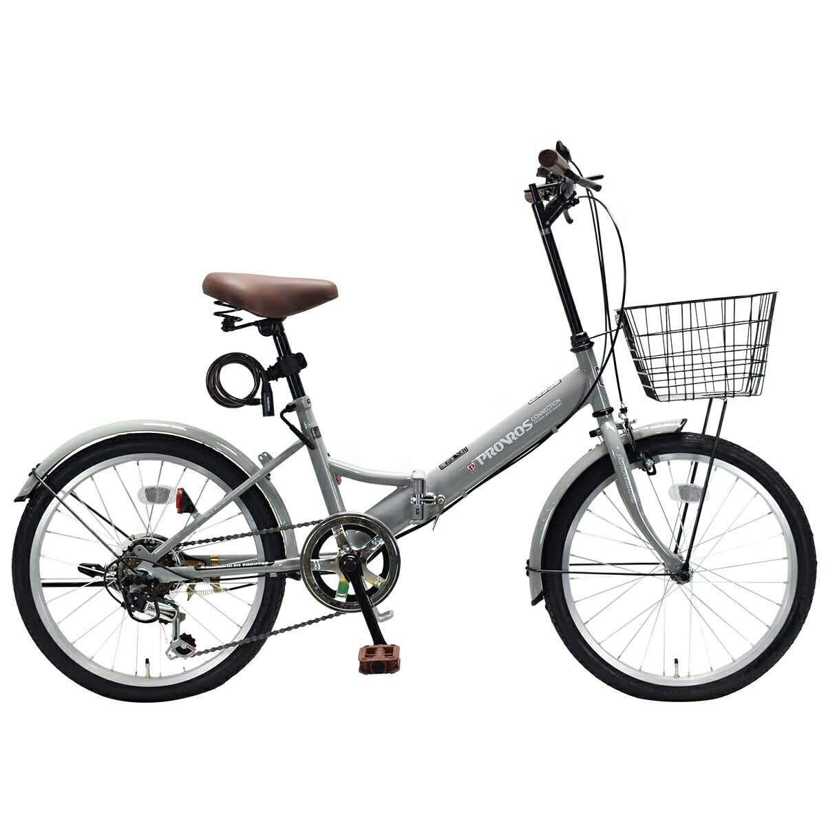 Amazon.co.jp: PROVROS (Provros) Folding Bicycle 20 Inch Shimano 6