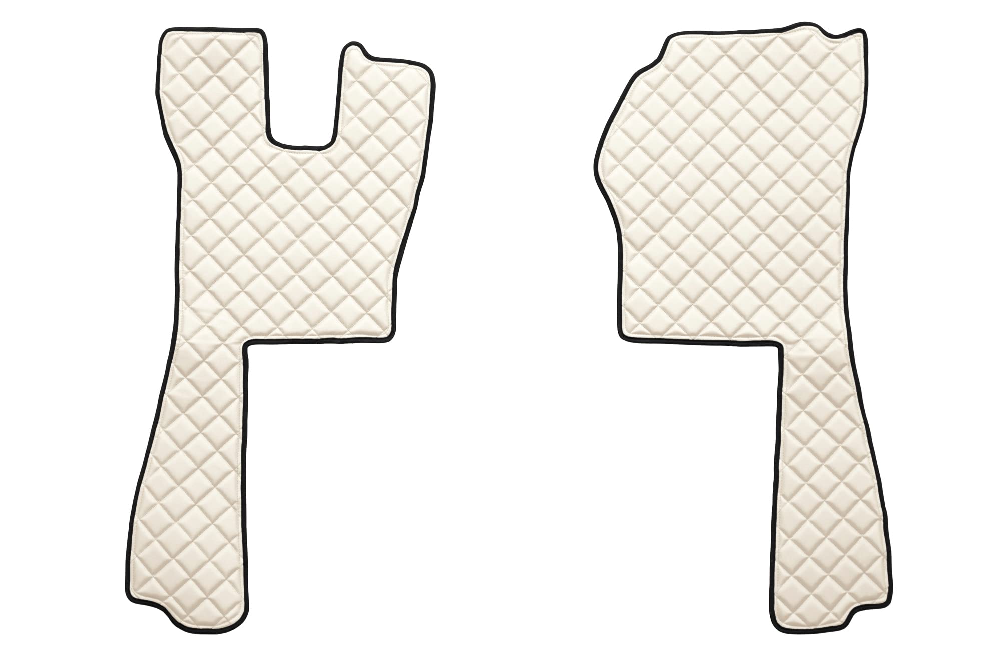 F-CORE Tappetini copricofani camion compatibile per SCANIA R 01.05-12.10 MANUAL CHAMPAGNE