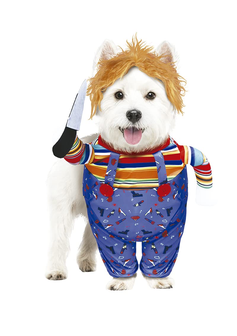 FIESTAS GUIRCA Fancy Dress Costume Diabolic Doll Dog, Size M