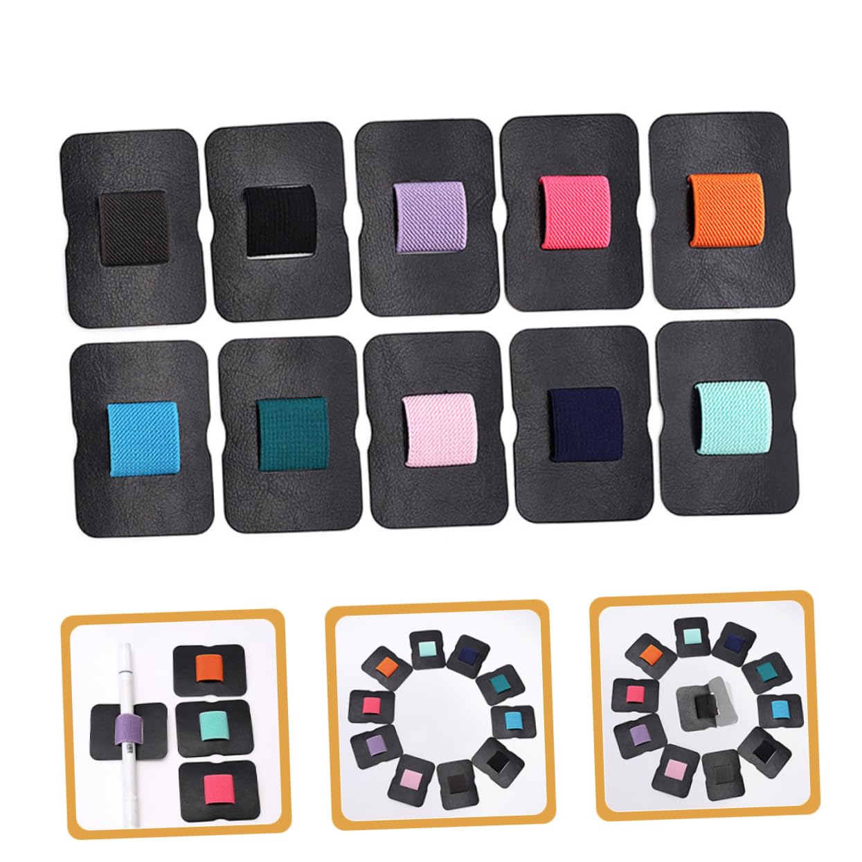 Operitacx 5 Sätze Teiliges Selbstklebender Stifthalter Für Notebook Und Tablet Langlebig Einfach Zu Reinigen Vielseitig Einsetzbar Stabiler Pen Storage Organizer Zur Kabel Und 10 Stück * 5