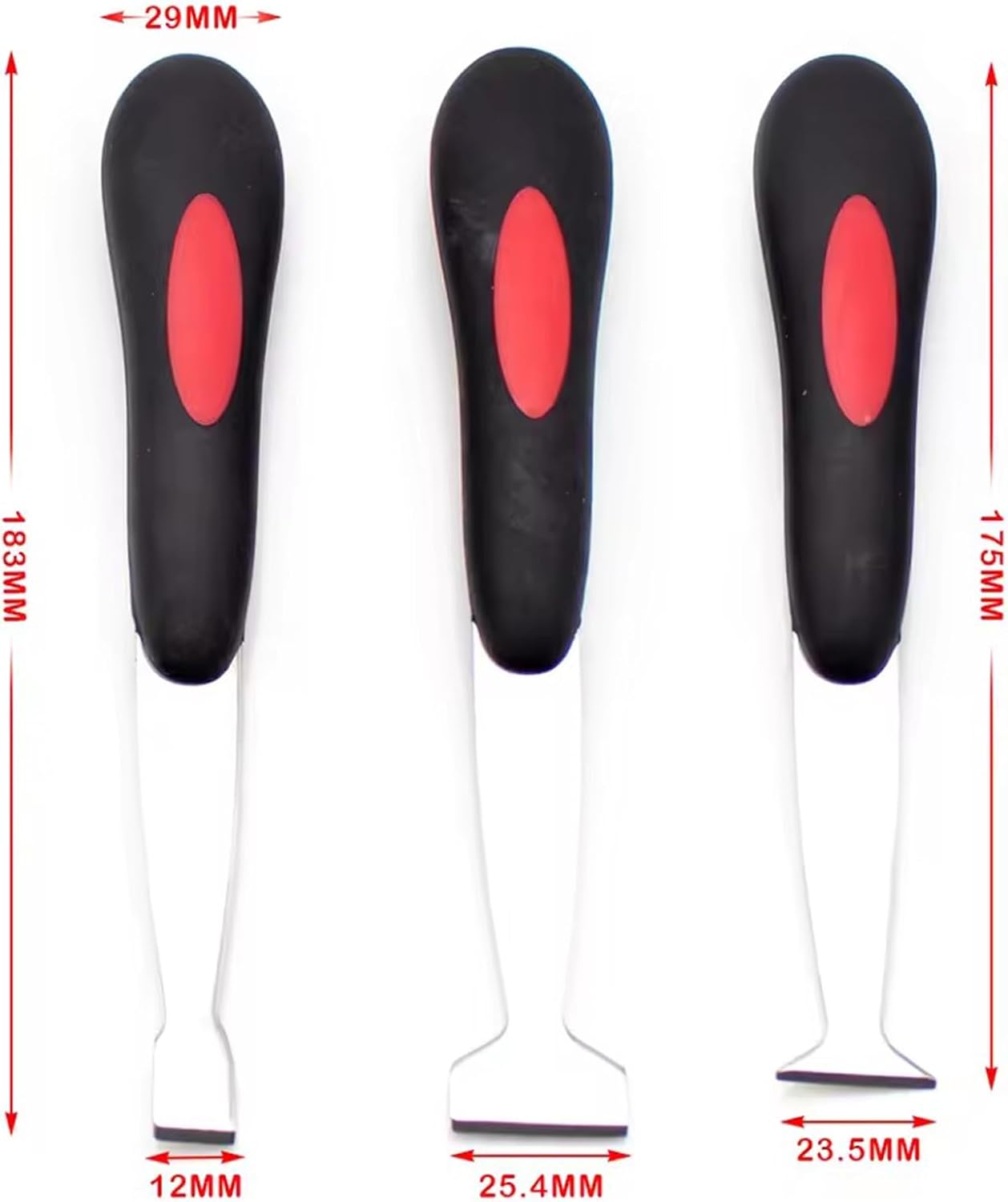 Manual Windshield Urethane Scraper Tool Kit Car Glass Bottom Glue Remover Tools with 3pcs Blades and Storage Box