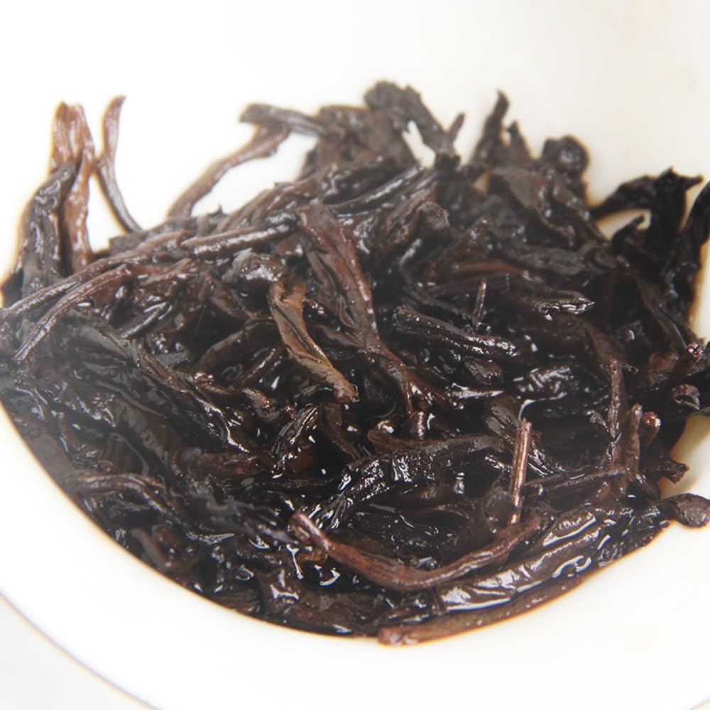 Yunnan Menghai Árbol Milenario Té Maduro 50g Envejecido Fragancia Puerh Té Negro Xiaobangzhang Pu 'er (50G * 10 piezas)