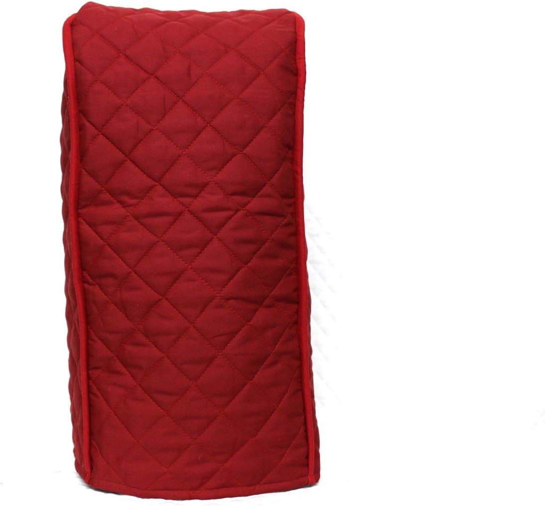 Ninja Blender Cover - Quilted Double Faced Cotton, Red
