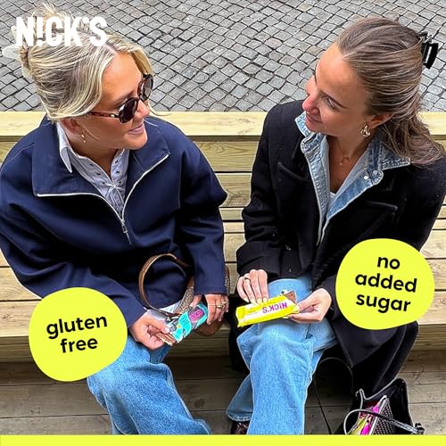 Image of N!CK'S Protein Wafer Bar Peanut Butter | 25% Protein (10g) 204 Calories | Low Carb Biscuits Snack Bar No Added Sugar Gluten free (24 bars x 40g)