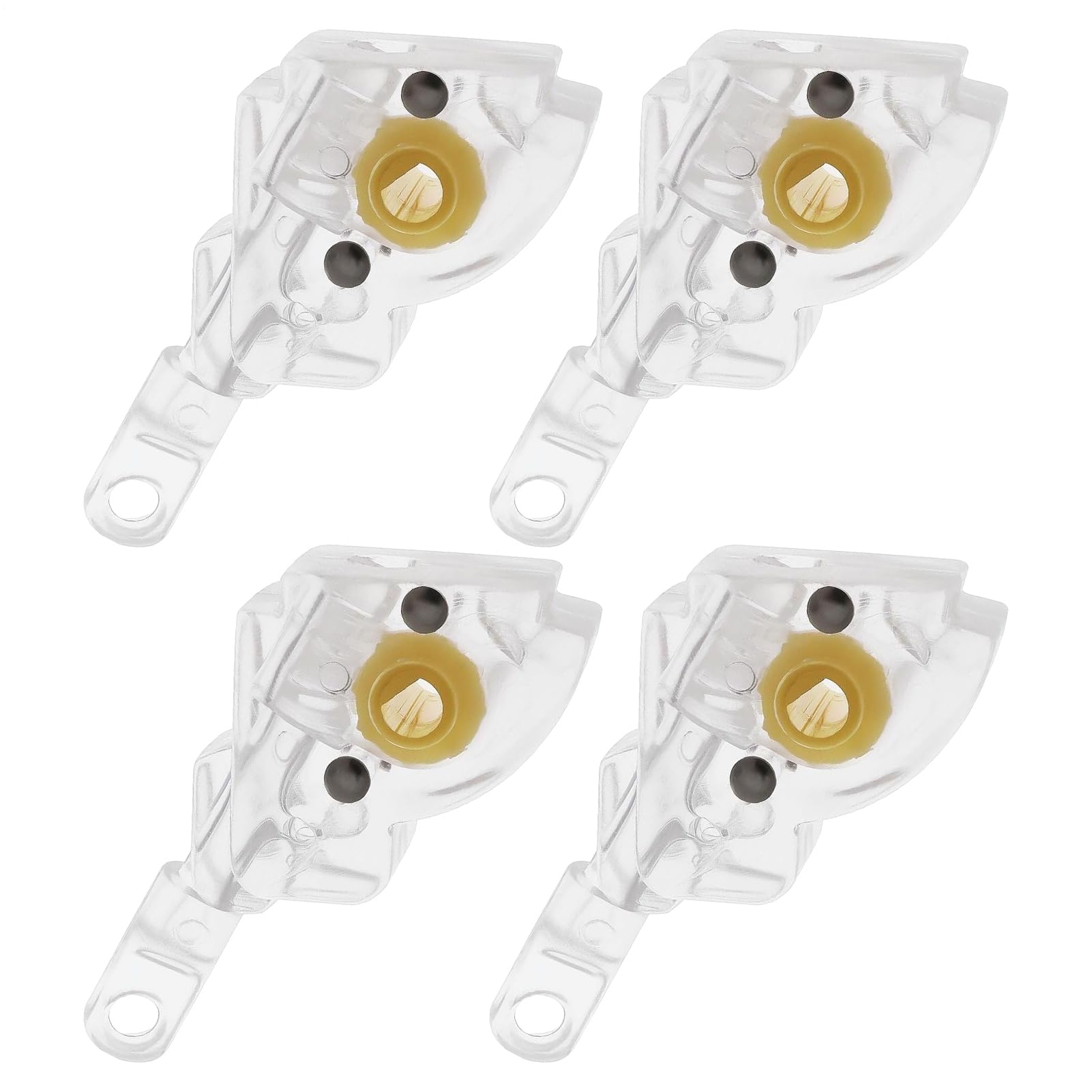 Kit di riparazione per meccanismo di inclinazione per veneziane, 4 bacchette di ricambio orizzontali, meccanismo di inclinazione resistente, per finestre