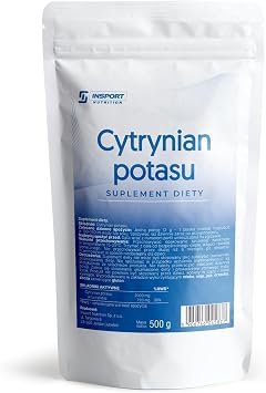 Potassium Citrate - 500 g Powder - No Additives - 720 mg Pure Potassium per Daily Serving - Leak-proof Packaging with Zip - Doypack - INSPORT Nutrition