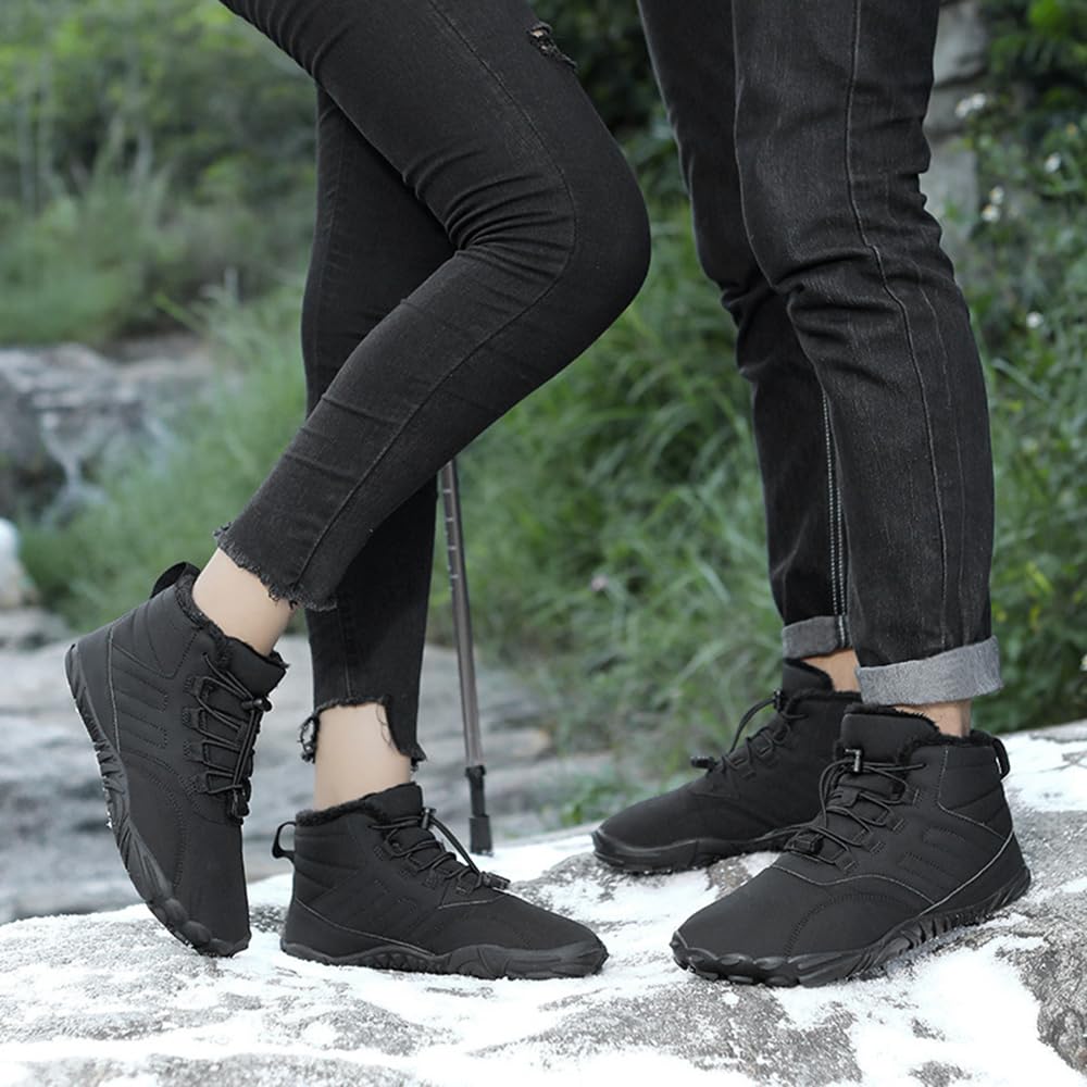 Buty do chodzenia boso, zimowe, outdoorowe, dla mężczyzn i kobiet, na jesień i zimę, wodoszczelne, do chodzenia boso, buty barefoot