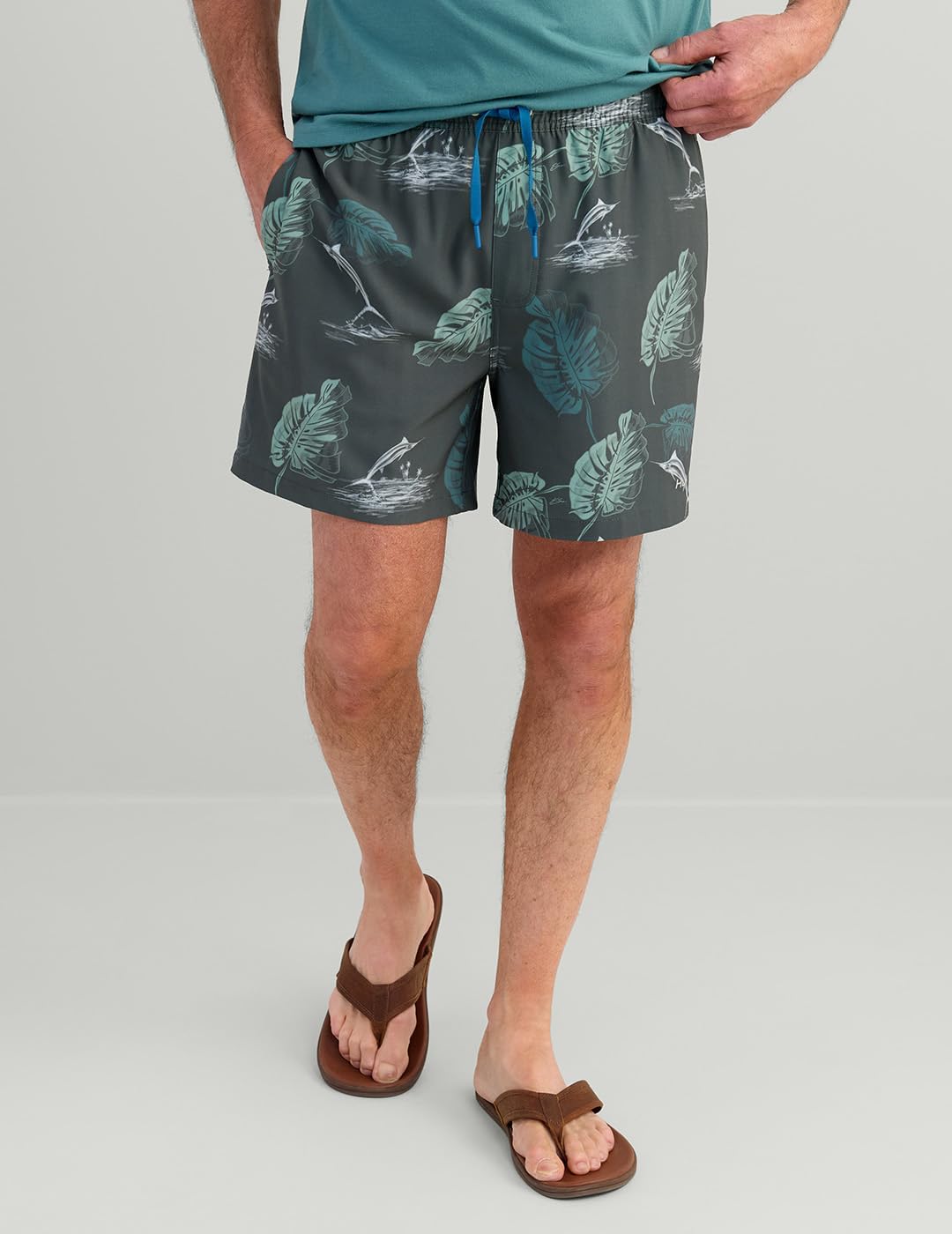 HUK Men's Pursuit Volley Pattern Short, Quick-Dry Shorts for Men