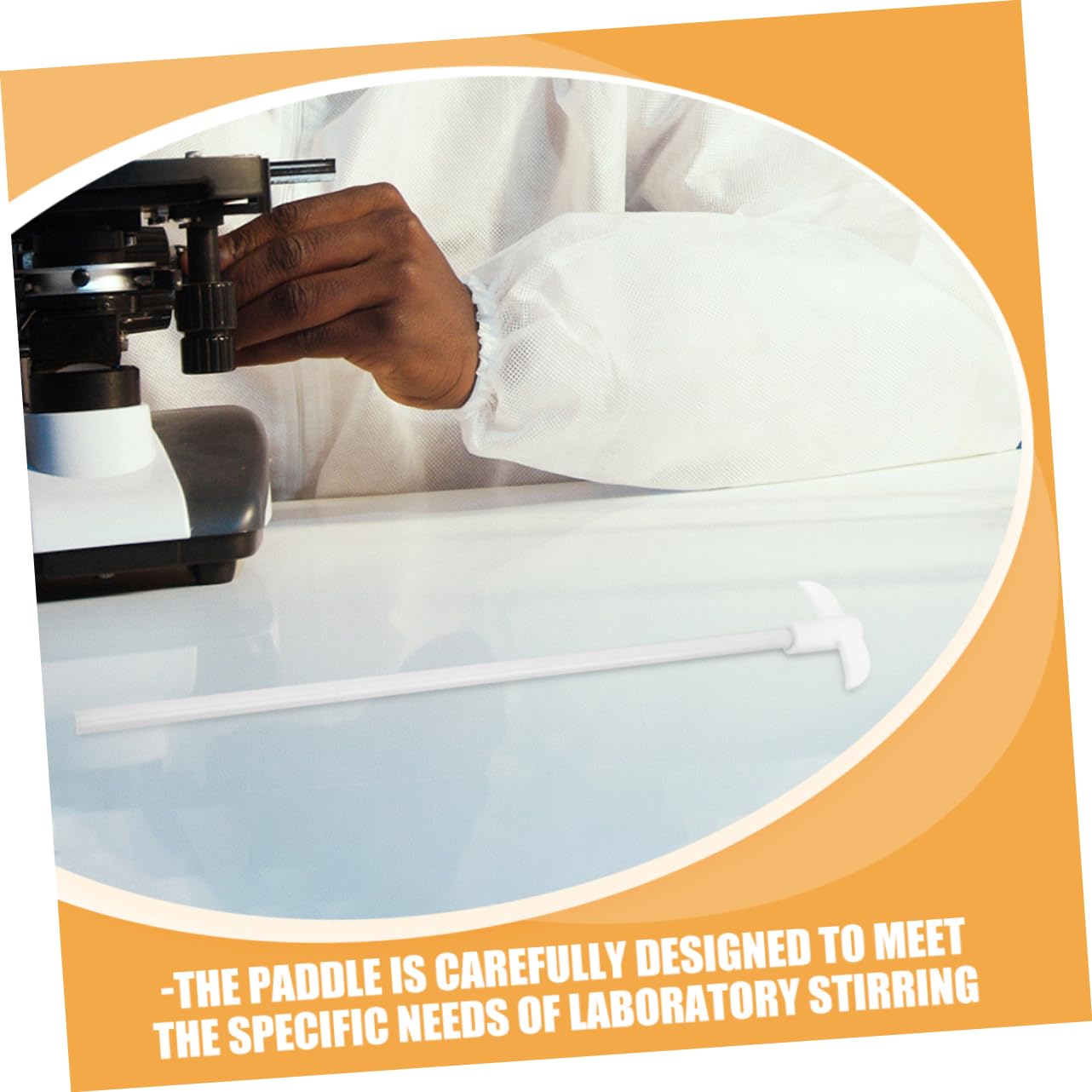 KICHOUSE Stir Bar Rod for Lab Chemistry Mixing Paddle Stirrer Rod High Temp Use