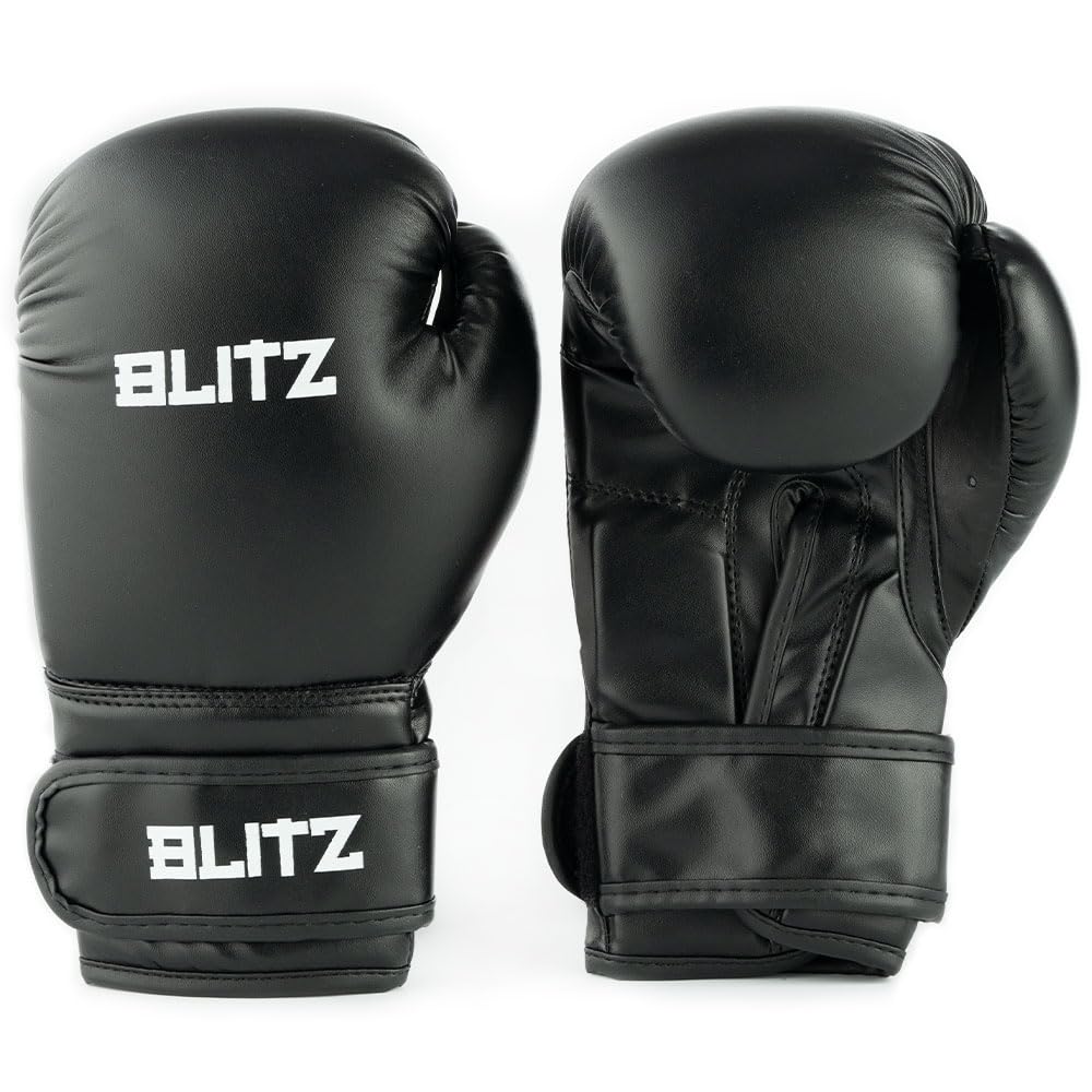 Blitz Kids Training Boxing Gloves - Black - 4oz