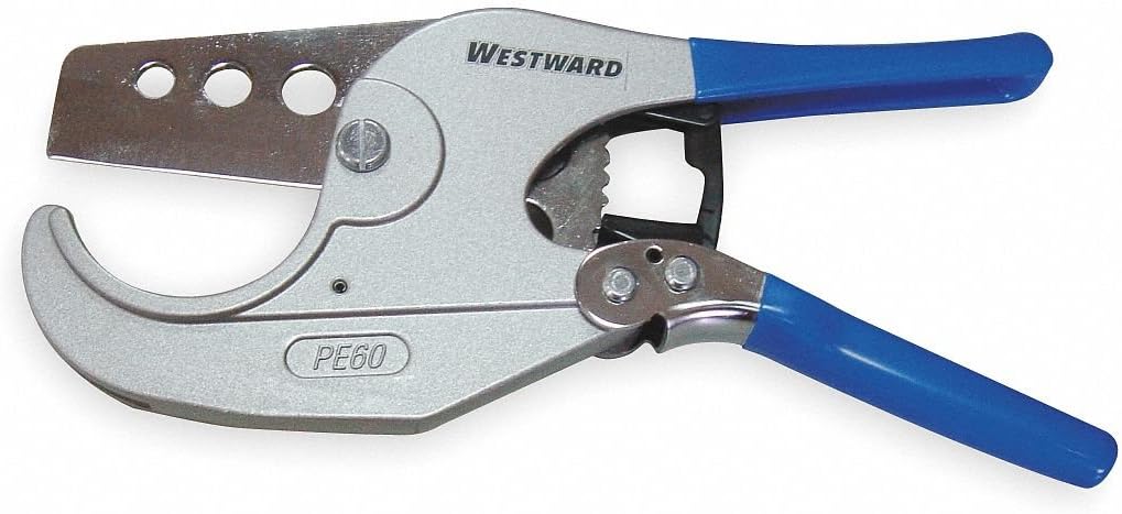 PVC Pipe Cutter, Ratchet Action, 1 to 2 in