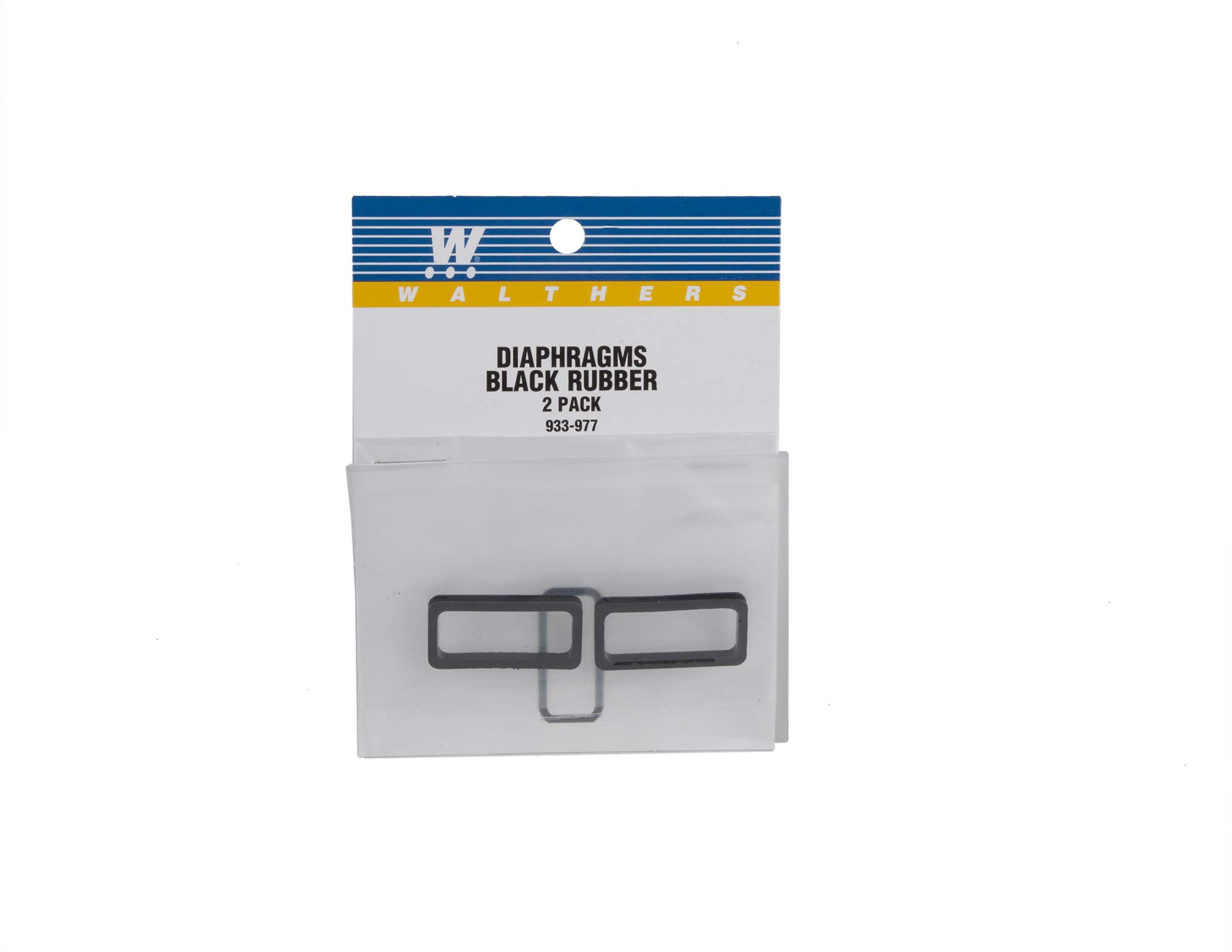 Walthers, Inc. Rubber Diaphragms, Black