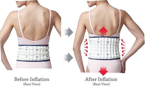 Miniatura 3 de DDS - Cinturón de descompresión lumbar, doble lite, soporte neumático para la espalda, cintura baja, levantamiento de espalda, entrenamiento,