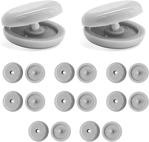 10 Sets Seat Belt Button Stop, Snap-On Plastic Seatbelt Stopper
