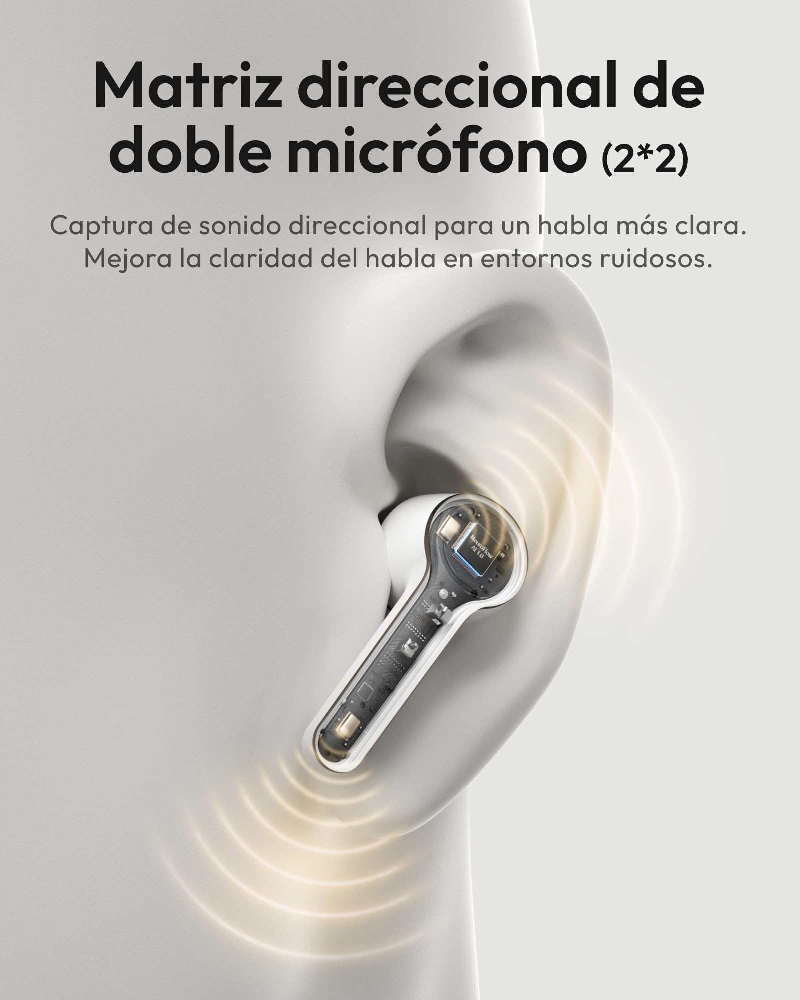 Diamond X1 Amplificador de Sonido con Bluetooth 5.3, App iOS/Android, 16 Canales y Reducción de Ruido, Blanco