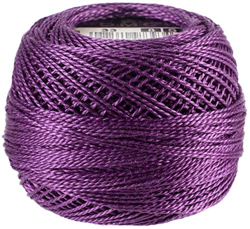 Dmc Pearl Cotton Ball Size 8 87Yd-Fuchsia miniatura 1