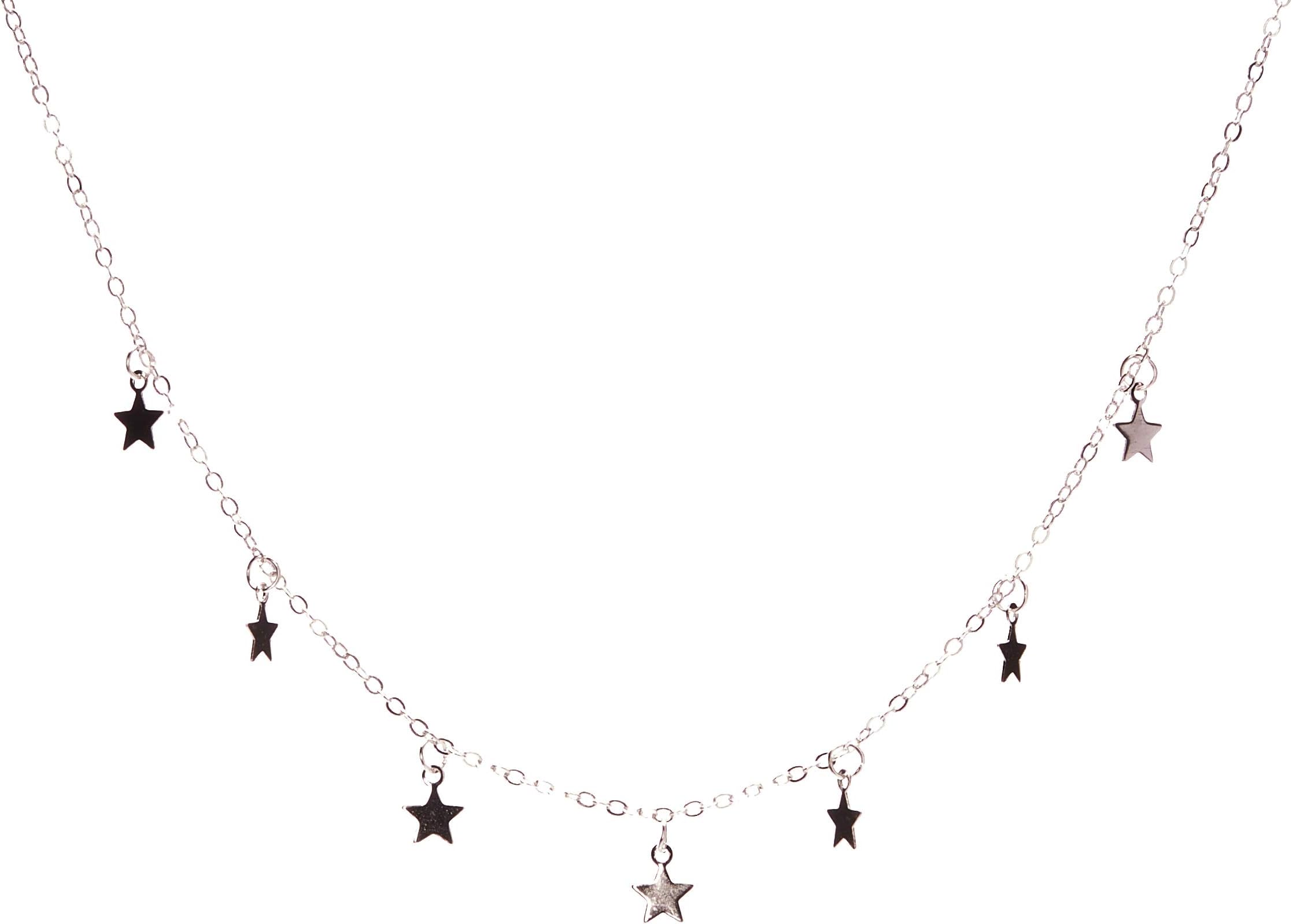 doublelovely Boho Chocker Chain Tassel Star Choker Necklace for Women Necklaces Pendants Collar