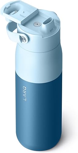 Miniatura 6 de LARQ Bottle Swig Top - Botella de agua de acero inoxidable aislada de 23 onzas con mango de silicona integrado, termos, sin BPA, botella de agua