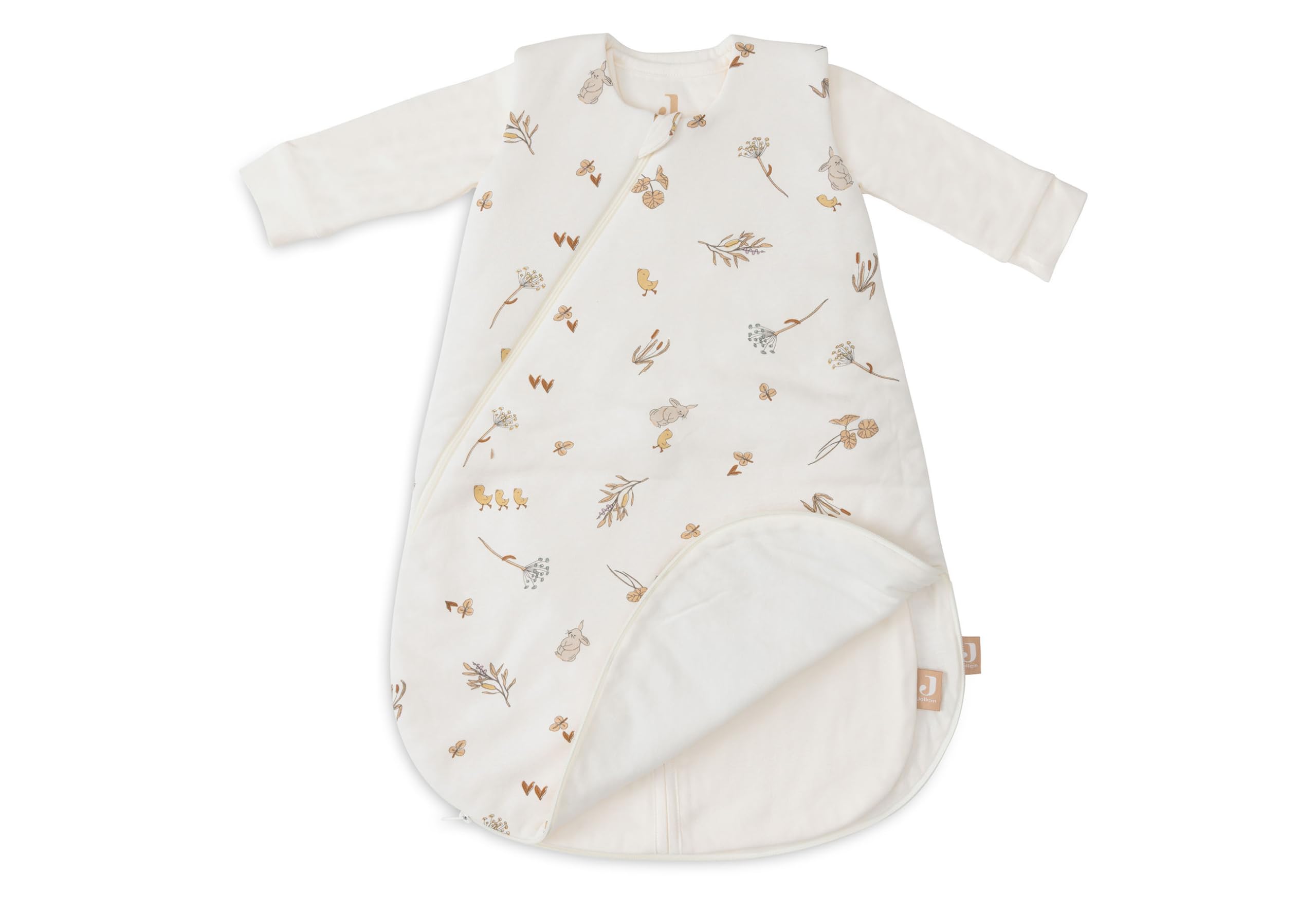 Jollein Ganzjahres Schlafsack Baby - Riverside - 60 cm - Baumwolle, Polyester - 0.5 bis 3.5 Tog - Schlafsack Baby Sommer & Winter