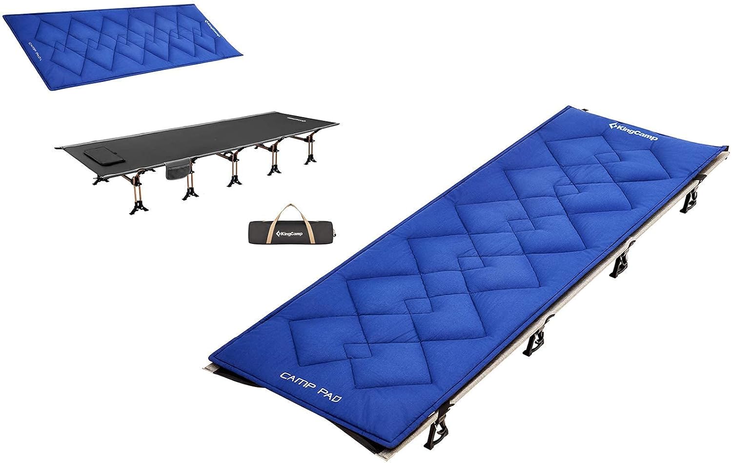 KingCamp Ultralight Folding Camping Tent Cot Bed with Large