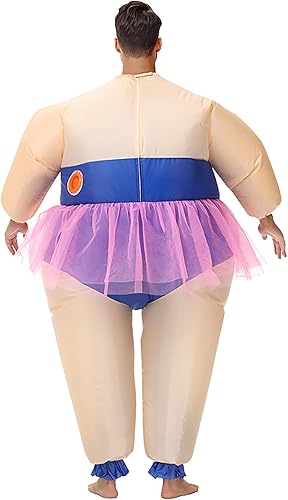 Miniatura 6 de BIGPETS Disfraz inflable de ballet para adultos, divertido traje inflable para Halloween, divertido disfraz