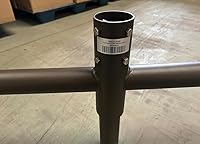 Vista 5 de Soporte con 3 brazos a 180 grados, 3 espigas en línea para 3 accesorios de iluminación con 2 3-8 deslizadores, 2 soportes de poste de luz LED