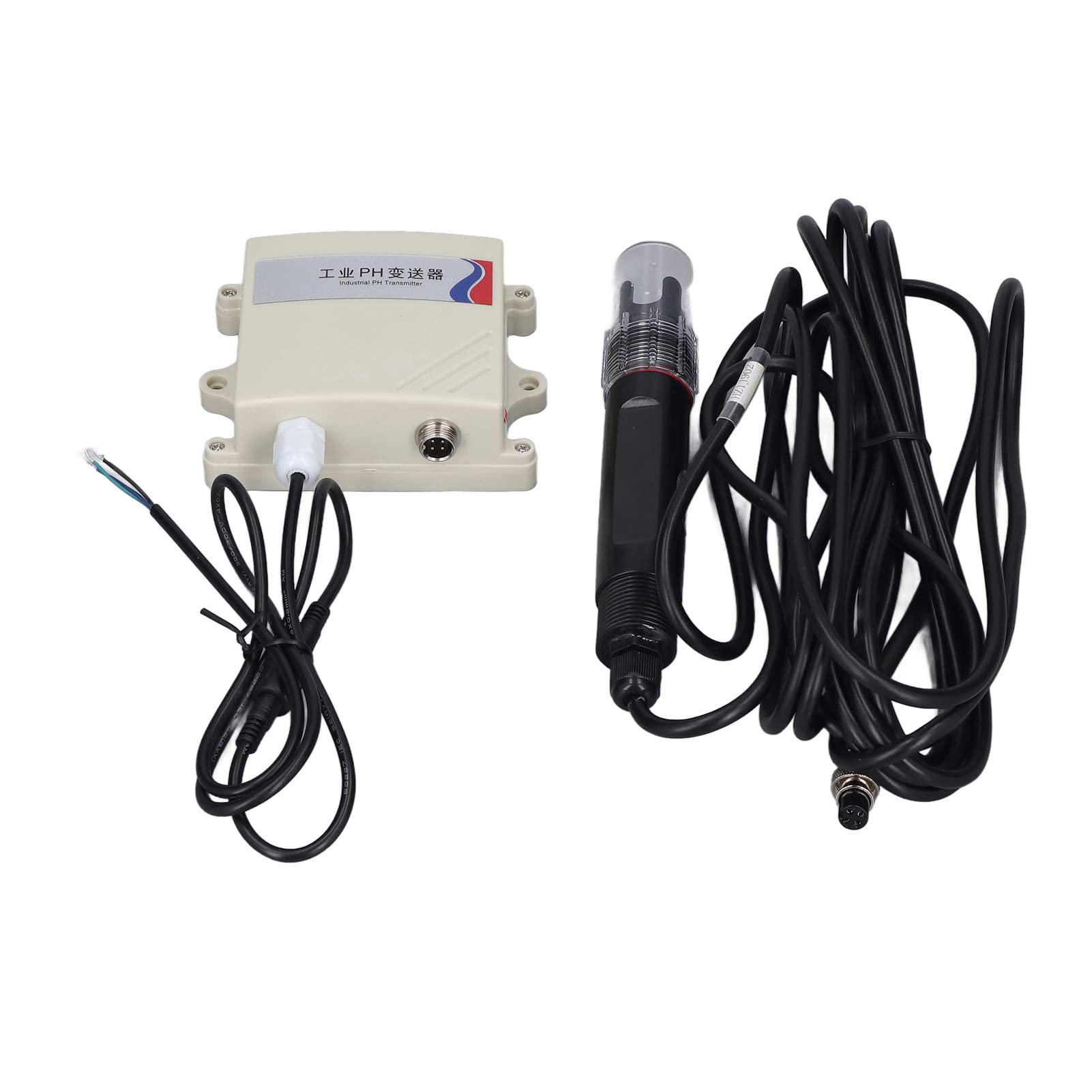 Alvinlite Trasmettitore PH Industriale, Trasmettitore PH RS485 Trasmettitore sensore Temperatura umidità DC10~30V per acquacoltura