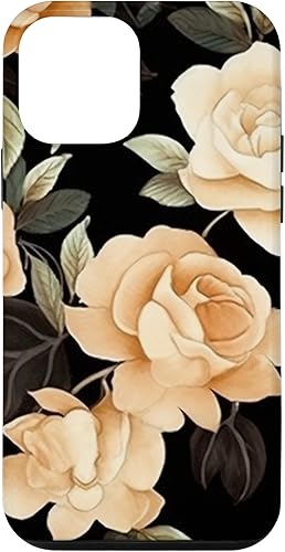 Vista 28 de iPhone 11 Pro Max Rose Flower Floral Pattern Beautiful Beige Roses Case