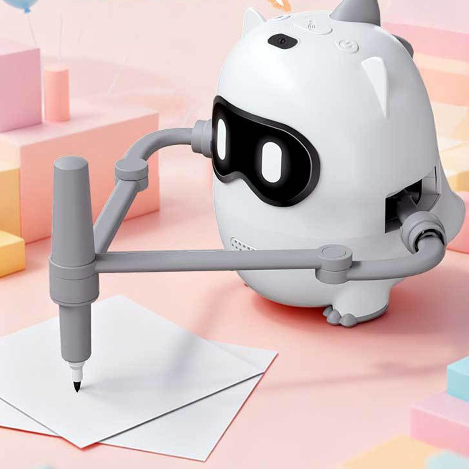 Topiky Robot de Pintura Interactivo Educativo, Juguete con Múltiples Modos para Dibujo de Niños, Regalo de Aprendizaje Creativo para Niños