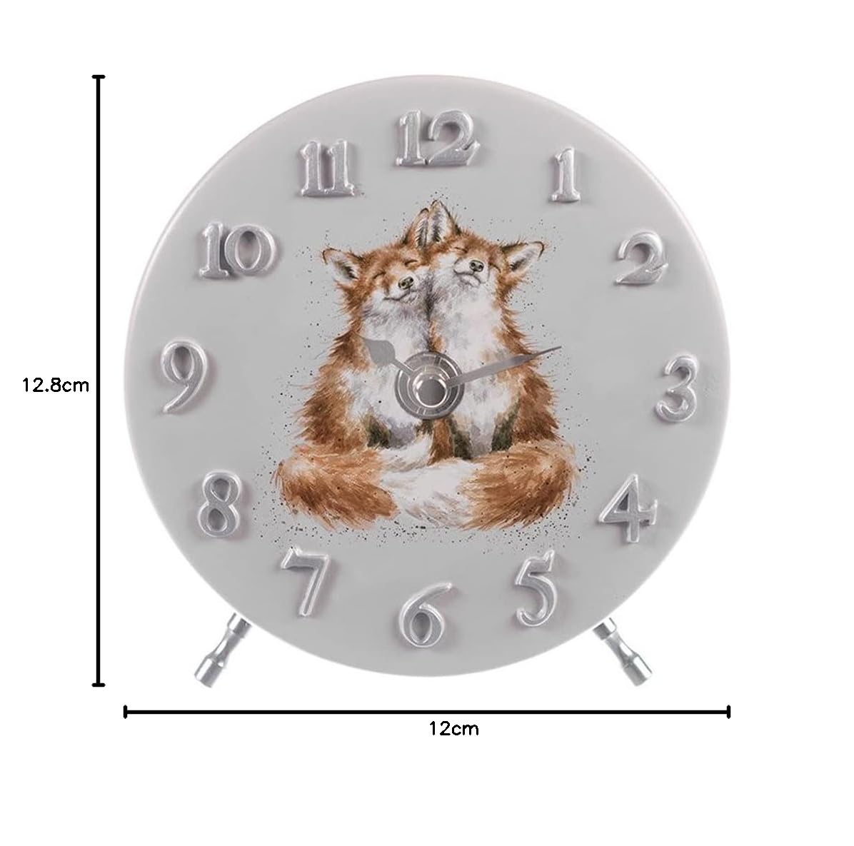 Wrendale Designs - Horloge de cheminée « Contenu »