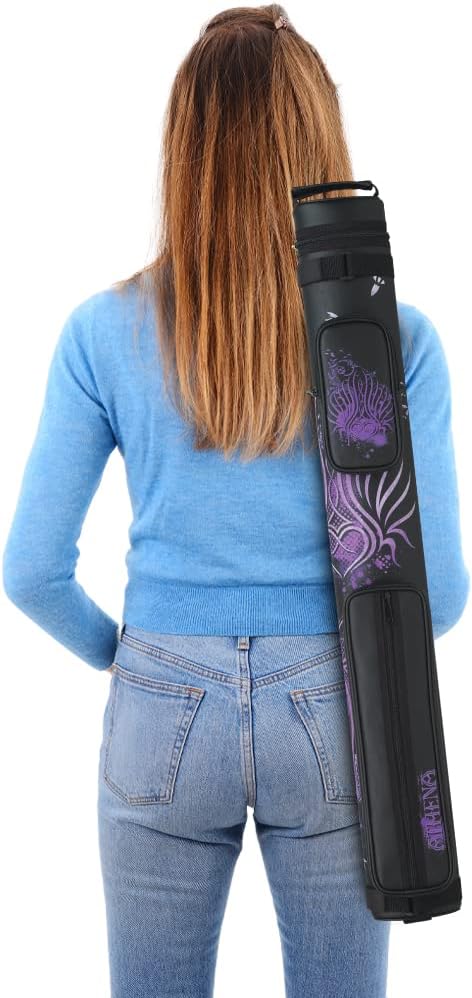 Athena Cue Cases ATCH02 Black/Purple 2B/2S Case
