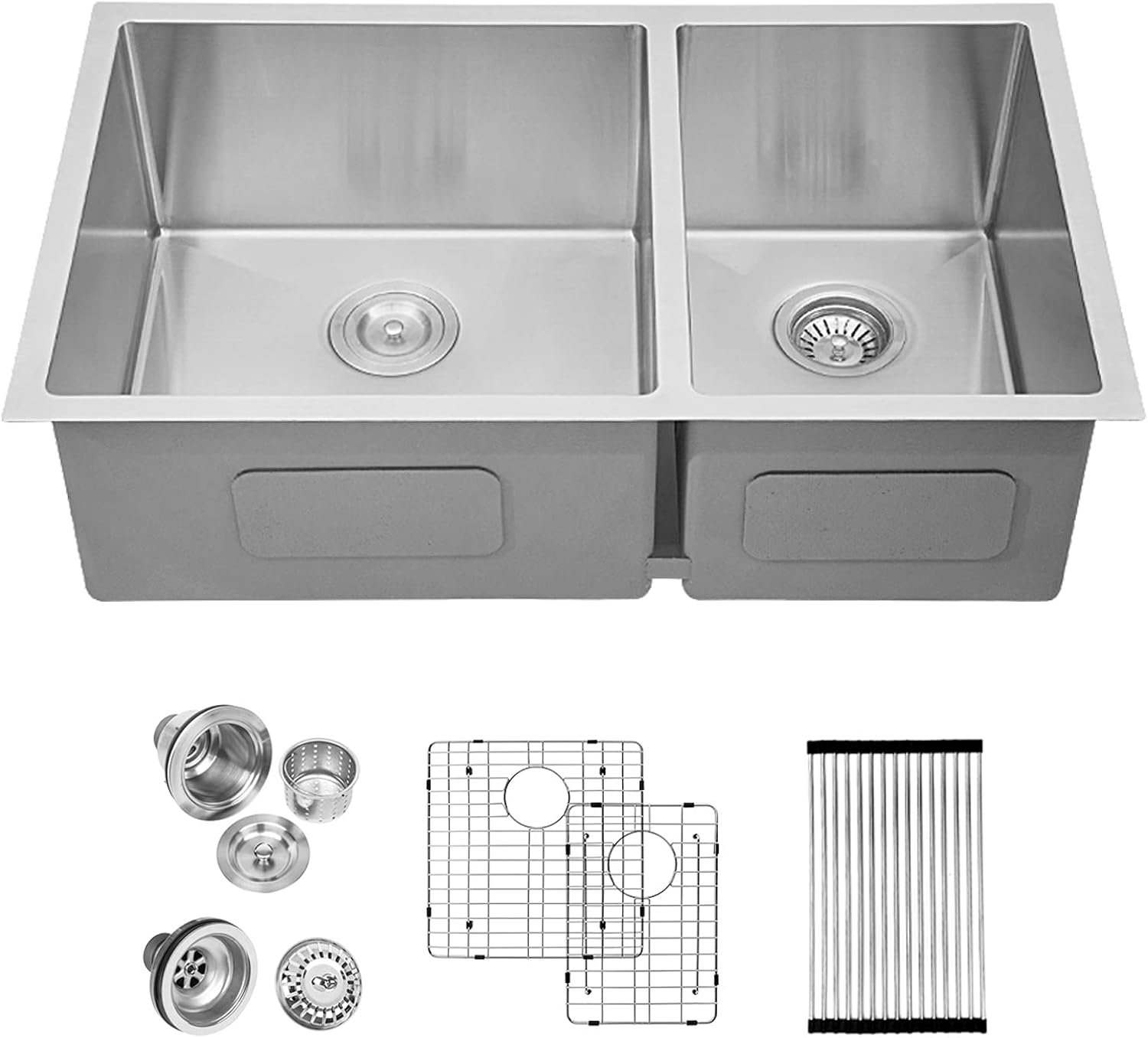 Kitchen Sink Undermount Double Bowl Lordear 32 India Ubuy