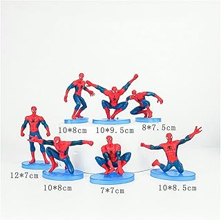 Marvel Avengers Captain America Spider-Man Doll Birthday Tort Decoration Plug-in (Rozmiar : B)