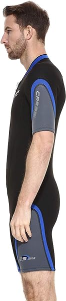 CRESSI Playa Man Wetsuit 2.5 mm, Muta Shorty in Neoprene High Stretch Uomo - 4
