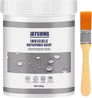 Super Strong Invisible Waterproof Anti-Leakage Agent,Transparent Waterproof Coating Agent,Waterproof Insulation Sealant Clear, Super Strong Adhesive Seal Coating, for Home Bathroom Roof(300g)