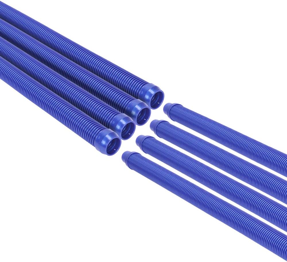 VINGLI Pool Vacuum Hose, Perfect Pool Vacuum Extension/Replacement, 4 Section Hoses for Pool/Spa Cleaners(13 Feet)